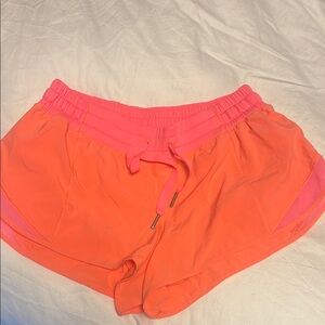 lululemon athletica Pink and Orange Athletic Shorts
